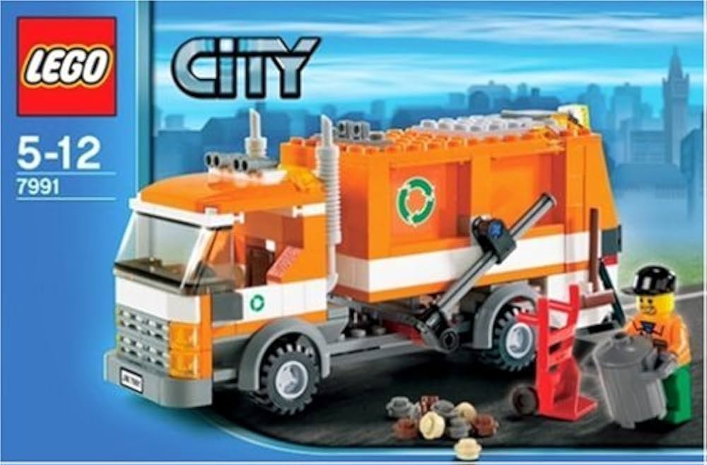 The 7991 LEGO CITY recycle truck is part of the list of all LEGO garbage and recycling truck sets ever released.