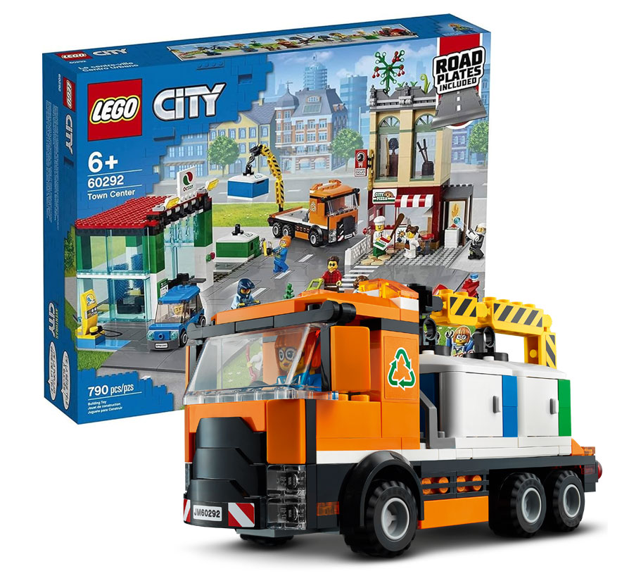 The 60292 LEGO CITY recycling truck is part of the list of all LEGO garbage and recycling truck sets ever released.